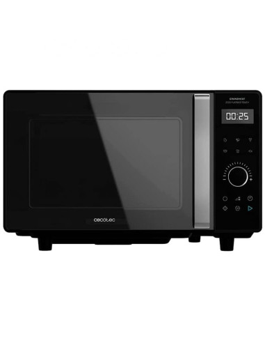 Microondas cecotec sin plato grandheat 2500 flatbed touch tactil black