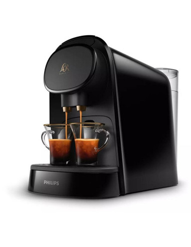 Cafetera philips l'or barista negro boquilla doble -  jarra 1l -  desconexion automatica