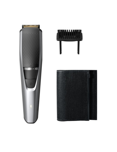 Cortapelos philips beardtrimmer serie 3000 negro 20 ajust. 0.5mm - recorta barba - lavable - 60min