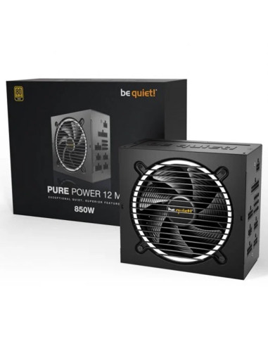 Fuente alimentacion be quiet! pure power 12 m gaming atx 850w