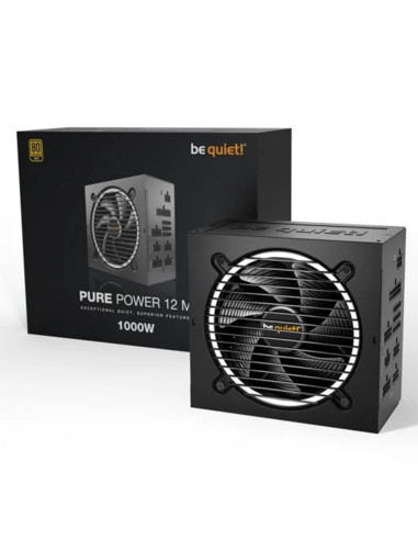 Fuente de alimentacion be quiet pure power 12 m gaming atx 1000w