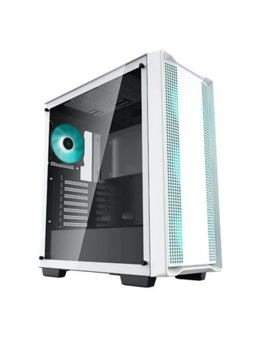 Caja ordenador gaming deepcool cc560 blanco atx 2 x usb 3.0 1 x usb 2.0 4 x 120mm