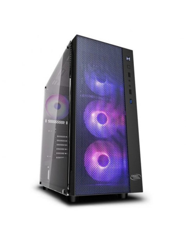 Caja ordenador gaming deepcool matrexx 55 mesh add - rgb 4f negro e - atx 1 x usb 3.0 2 x usb 2.0 4 x 120mm