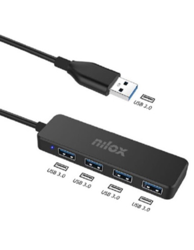 Hub nilox 4 x usb 3.0 salida usb 3.0