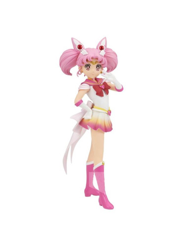 Figura banpresto pretty guardian sailor moon eternal glitter & glamorous super sailor chibi moon ver.a 17cm