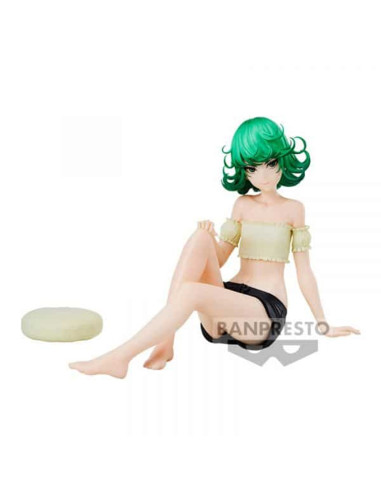 Figura banpresto one punch man relax time terrible tornado 10cm