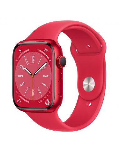 Reloj smartwatch apple watch series 8 gps 41mm al.red pantalla ip6x -  retina -  sensor o2 -  app emergencia -  c.red