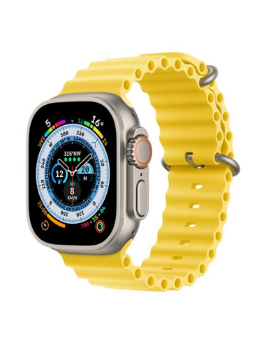 Reloj smartwatch apple watch ultra gps + cellular 49mm titanium yellow ocean ip6x -  retina