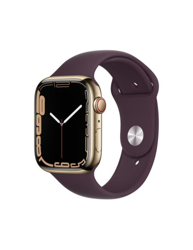 Reloj smartwatch apple watch series 7 gps + cellular 45mm gold pantalla ip6x -  retina -  sensor o2 -  app ecg