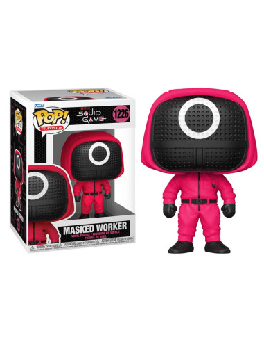 Funko pop series tv el juego del calamar soldado rojo mascara circulo 64799