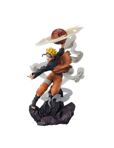 Figura tamashii nations figuarts zero extra battle naruto shippuden naruto uzumaki sage art lava release rasenshuriken