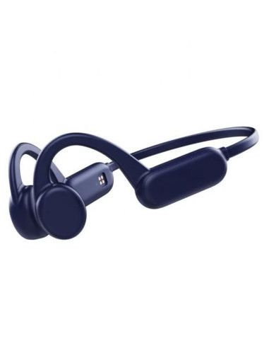 Auriculares deportivos bluetooth leotec true bone conduction ipx8 32gb azul