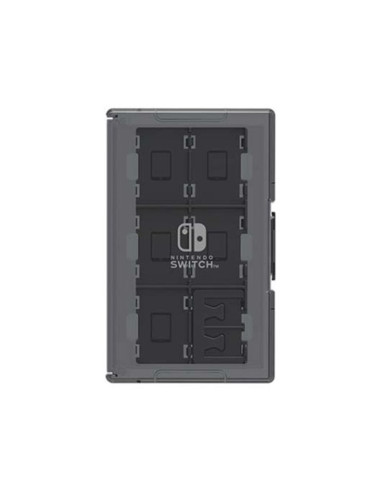 Estuche hori nintendo switch negro separador -  10 cartuchos -  rigida