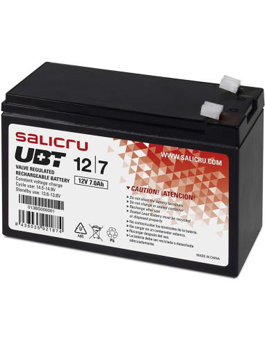 Bateria agm salicru compatible para sais 7ah 12v