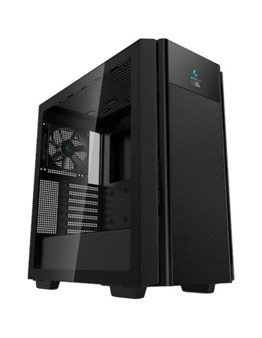 Caja gaming deepcool ch510 cristal templado usb 3.2 usb tipo c negra