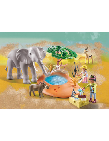 Playmobil wiltopia elefante en la charca