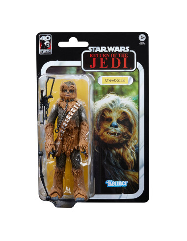 Figura hasbro star wars the black series el retorno del jedi chewbacca