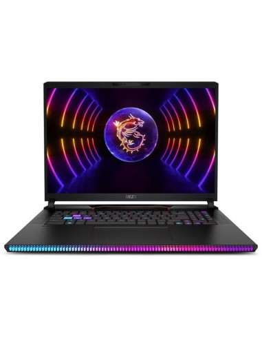 Portatil msi raider ge78hx 13vi - 418xes core black i9 - 13980hx -  32gb -  ssd 2tb -  rtx 4090 12gb -  17pulgadas qhd+ -  free