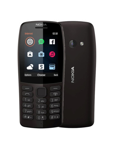 Telefono movil nokia 210 negro 2.3pulgadas -  dual sim -  4g