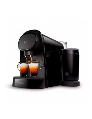 Cafetera philips l'or barista negro boquilla doble -  jarra 1l -  descarga automatica -  latte