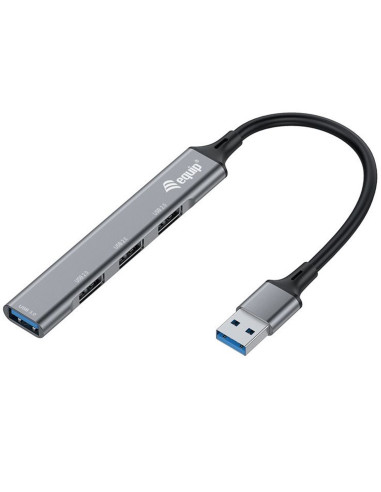 Hub usb equip life 1 x usb 3.0 - 3 x usb 2.0 - aluminio