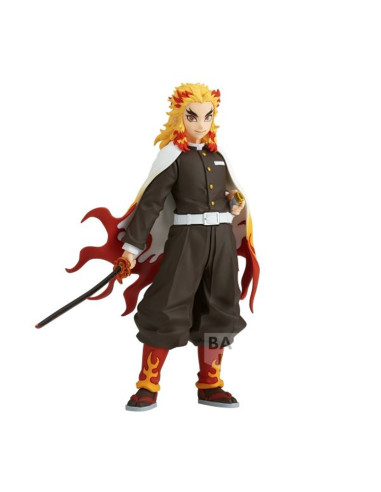 Figura banpresto demon slayer kimetsu no yaiba kyojuro rengoku vol.43 17cm