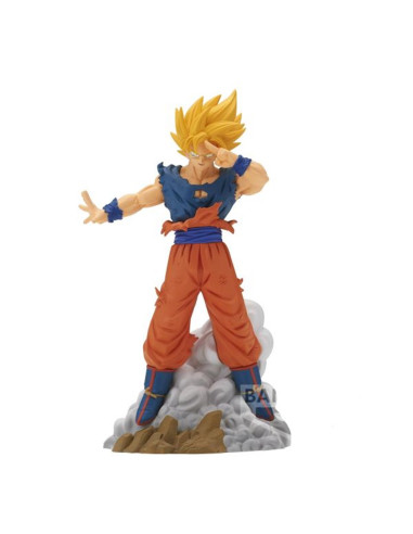 Figura banpresto dragon ball z history box super saiyan goku vol.9 12cm