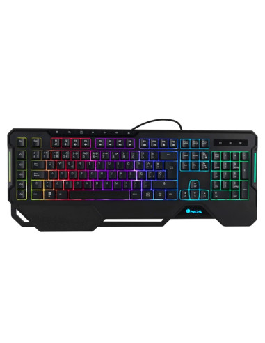 Teclado gaming ngs gkx - 450 - 2 usb rgb negro