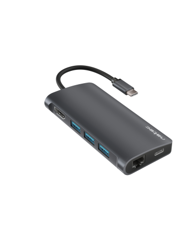 Docking station natec fowler 2 usb - c - a usb 3.0 - hdmi 4k - rj45