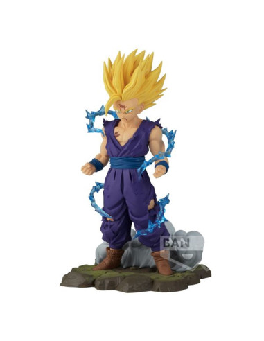 Figura banpresto dragon ball z history box super saiyan 2 son gohan vol.10 12cm