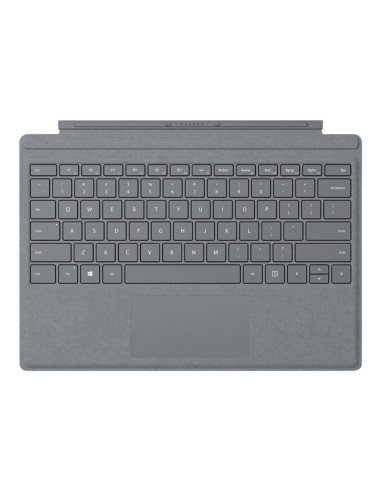 Teclado microsoft surface pro type cover para surface pro 3 - 4 carbon claro