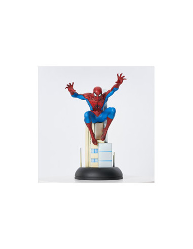 Figura diamond select gallery marvel spiderman leaping exclusiva