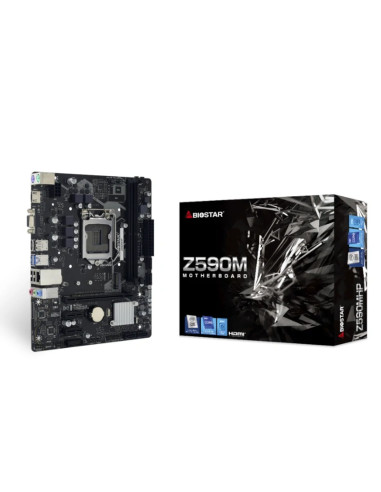 Placa base biostar z590mhp  matx lga1200