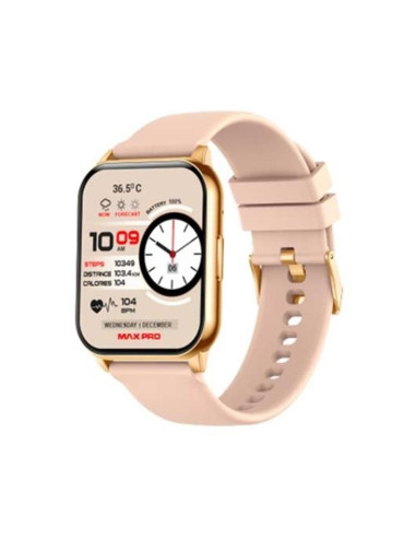 Smartwatch maxcom fw25 arsen pro gold 1.96pulgadas