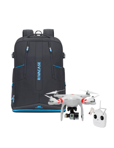 Mochila rivacase 7890 borneo xl dron para portatil 16pulgadas negro