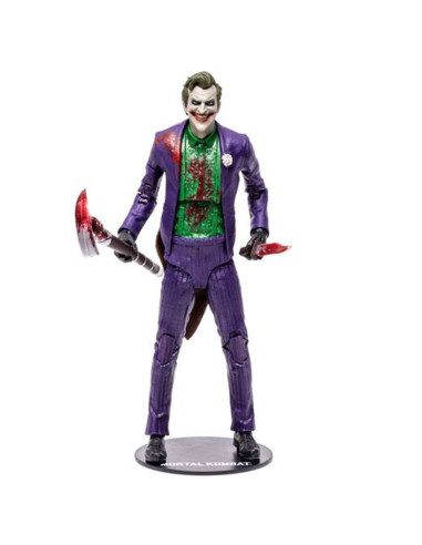 Figura mcfarlane toys mortal kombat 11 the joker -  bloody