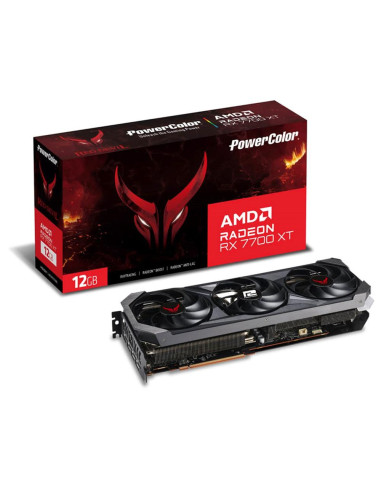 Tarjeta grafica powercolor amd radeon rx 7700 xt red devil oc 12gb gddr6