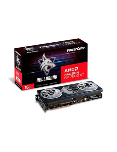 Tarjeta grafica powercolor amd radeon rx 7800 xt hellhound 16gb gddr6