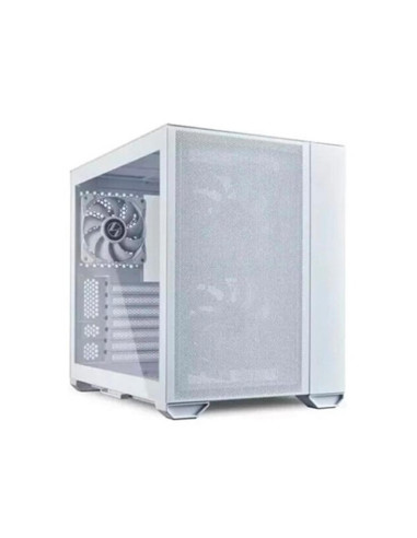 Caja ordenador gaming lian li o11 air mini atx cristal templado blanco