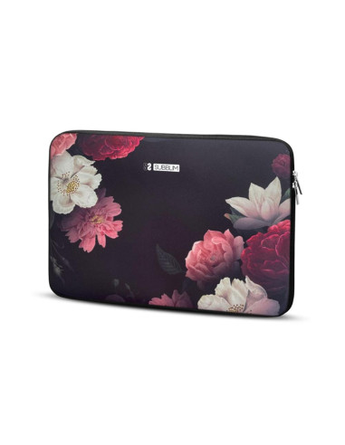 Funda subblim trendy sleeve para portatil 15.6pulgadas neo flowers