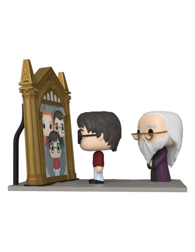 Funko pop moment harry potter espeo de oesed harry & dumbledore 63144