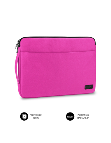 Funda subblim urban laptop sleeve para portatil 15.6pulgadas rosa