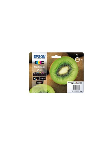 Multipack cartucho tinta epson 202 c13t02e74010 5 colores claria kiwi