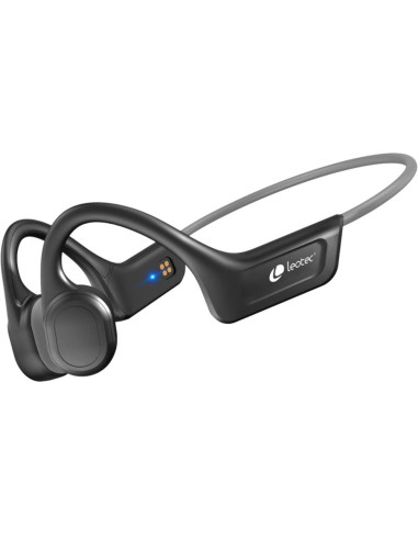 Auriculares leotec osea ipx7 inalambrico gris