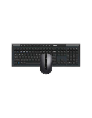 Teclado + raton rapoo 8210m negro inalambrico