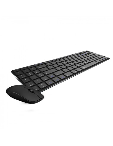 Teclado + raton rapoo 9300m negro inalambrico