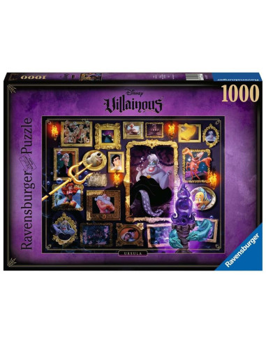 Puzzle ravensburger disney villainous: ursula 1000 piezas