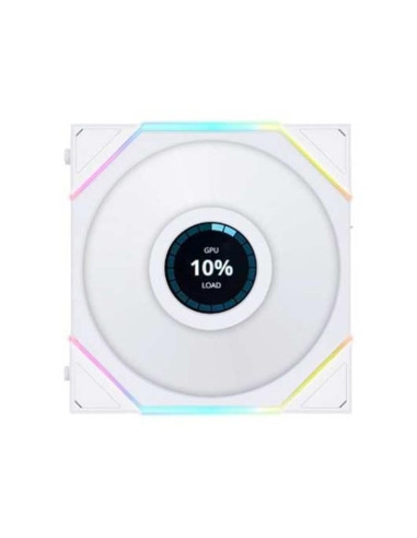 Ventilador cpu lian li unifan tl lcd reverse argb 140mm white