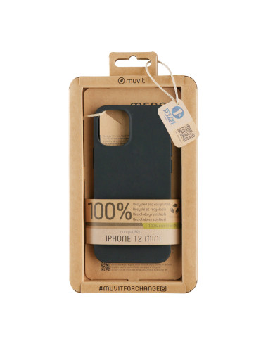 Funda muvit recycletek para apple iphone 12 mini negra