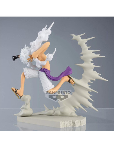 Figura banpresto one piece senkozekkei monkey d luffy gear 5 7cm